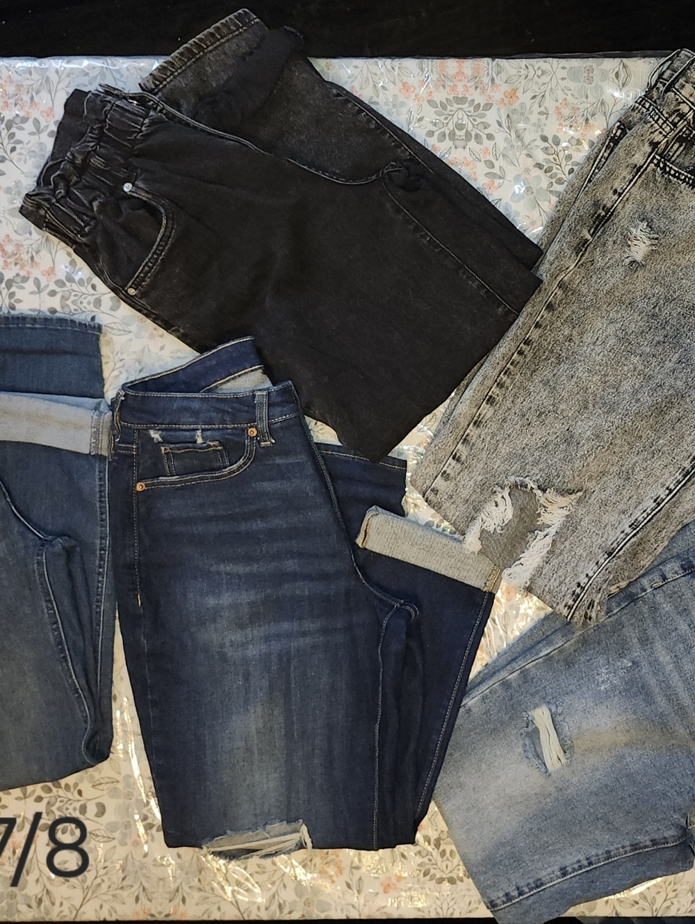 Mixed Denim Jeans Bundle - Blue, Black, Grey